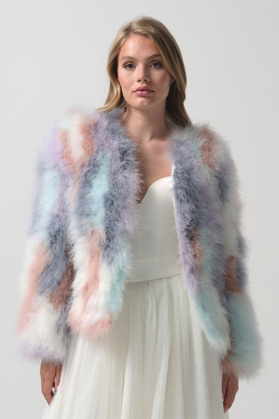 Marabou Jacket BOL-24, multicolor