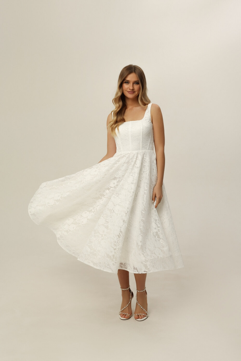 Wedding dress midi, Luisa